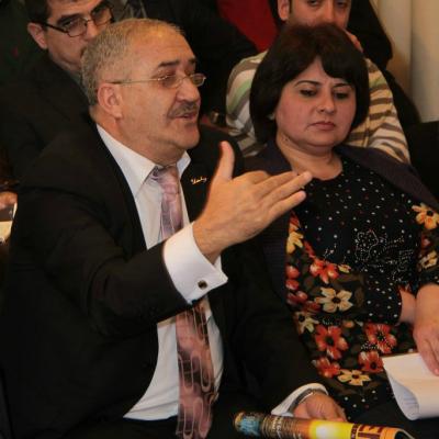 «Qaçaq qocalar» tamaşasının yaradıcı heyətinin media nümayəndələri ilə görüşü